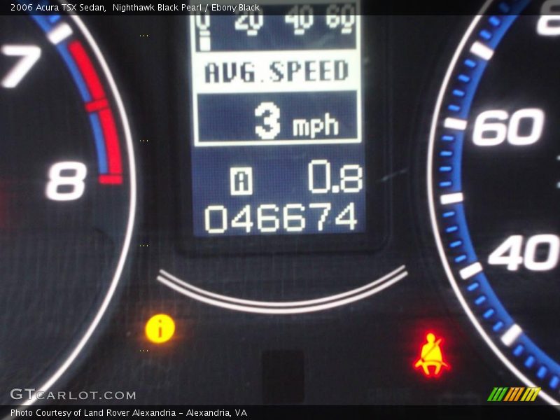 Nighthawk Black Pearl / Ebony Black 2006 Acura TSX Sedan