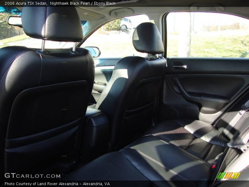 Nighthawk Black Pearl / Ebony Black 2006 Acura TSX Sedan