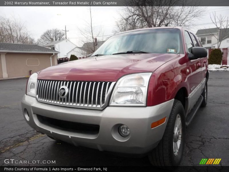 Toreador Red Metallic / Dark Graphite 2002 Mercury Mountaineer