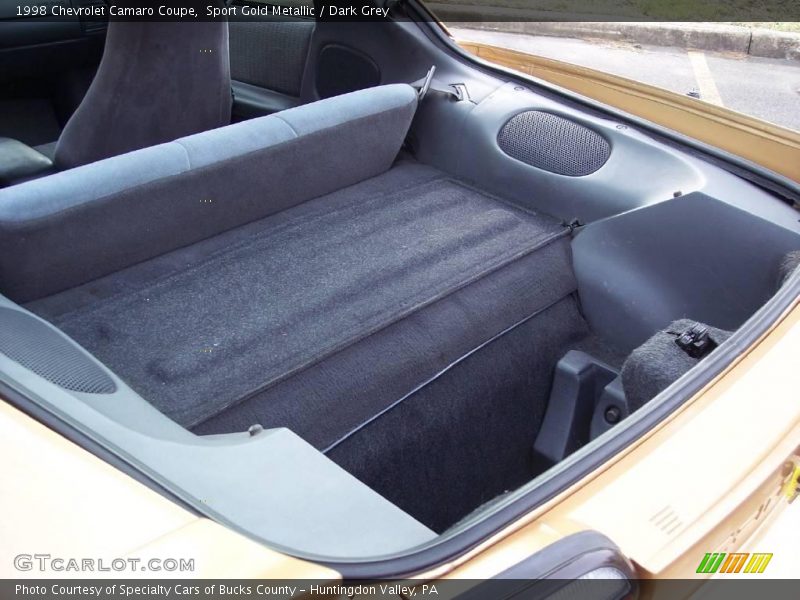 Sport Gold Metallic / Dark Grey 1998 Chevrolet Camaro Coupe