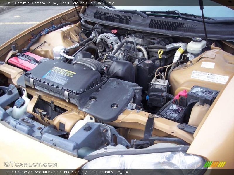 Sport Gold Metallic / Dark Grey 1998 Chevrolet Camaro Coupe