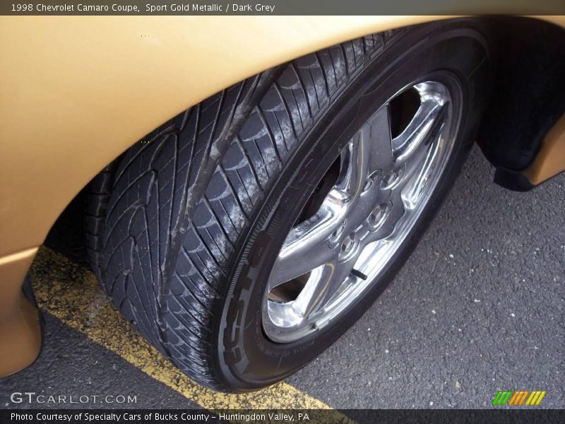 Sport Gold Metallic / Dark Grey 1998 Chevrolet Camaro Coupe