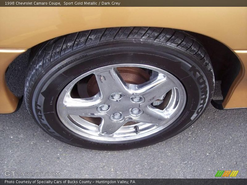 Sport Gold Metallic / Dark Grey 1998 Chevrolet Camaro Coupe