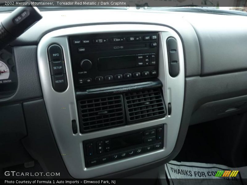 Toreador Red Metallic / Dark Graphite 2002 Mercury Mountaineer
