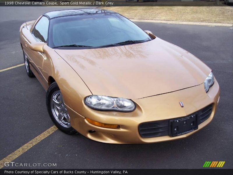 Sport Gold Metallic / Dark Grey 1998 Chevrolet Camaro Coupe