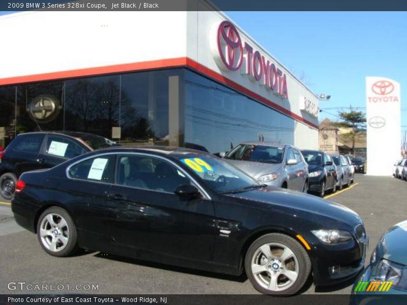 Jet Black / Black 2009 BMW 3 Series 328xi Coupe