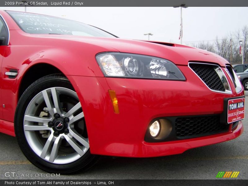 Liquid Red / Onyx 2009 Pontiac G8 Sedan