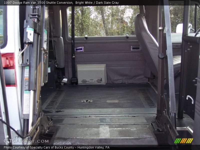 Bright White / Dark Slate Gray 1997 Dodge Ram Van 3500 Shuttle Conversion