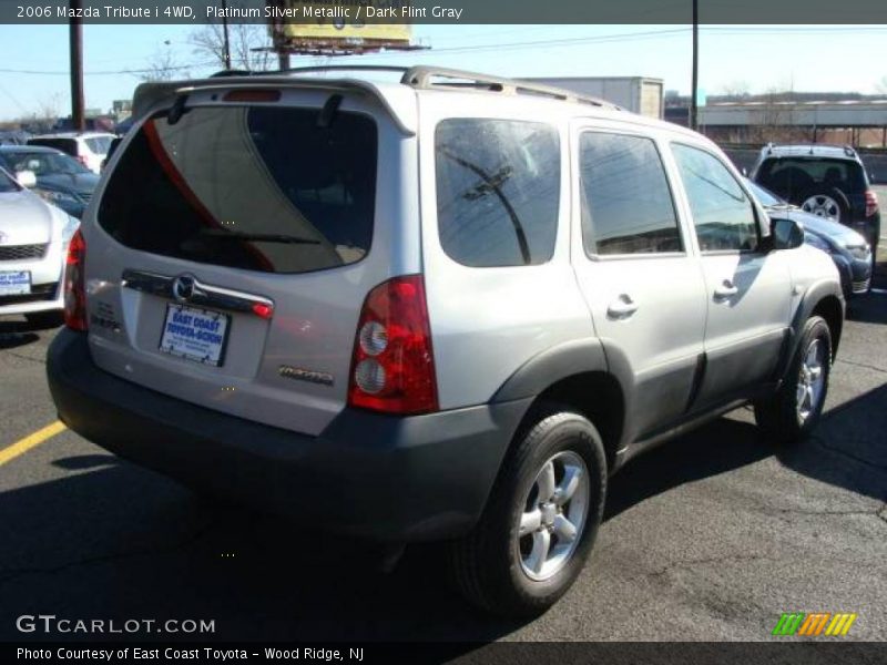 Platinum Silver Metallic / Dark Flint Gray 2006 Mazda Tribute i 4WD