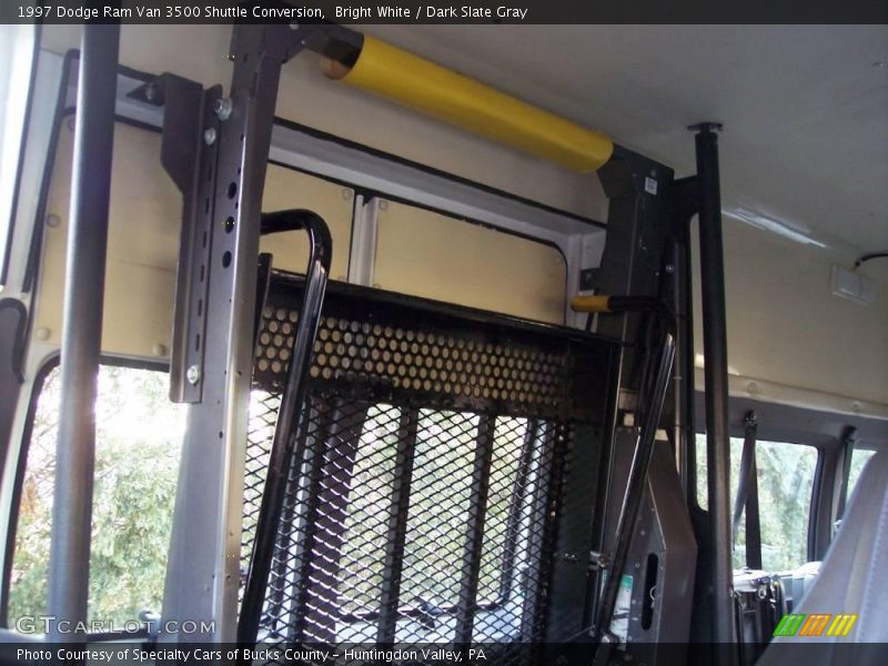Bright White / Dark Slate Gray 1997 Dodge Ram Van 3500 Shuttle Conversion