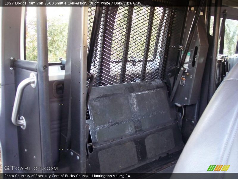 Bright White / Dark Slate Gray 1997 Dodge Ram Van 3500 Shuttle Conversion