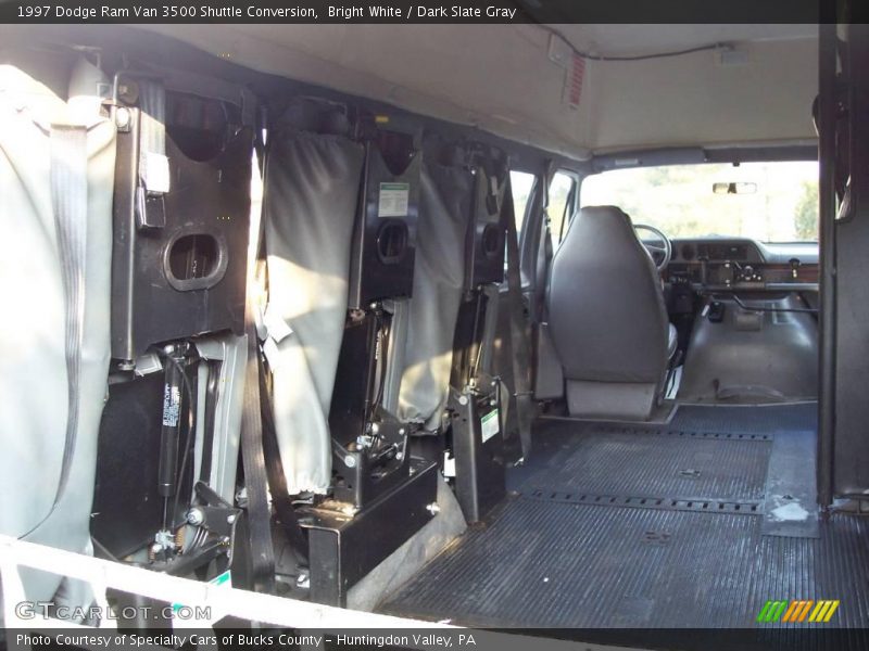 Bright White / Dark Slate Gray 1997 Dodge Ram Van 3500 Shuttle Conversion
