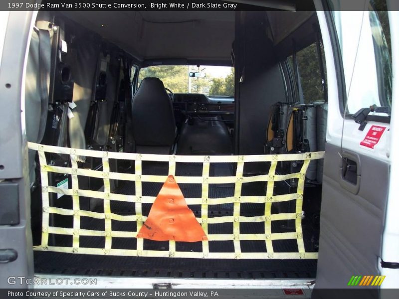 Bright White / Dark Slate Gray 1997 Dodge Ram Van 3500 Shuttle Conversion