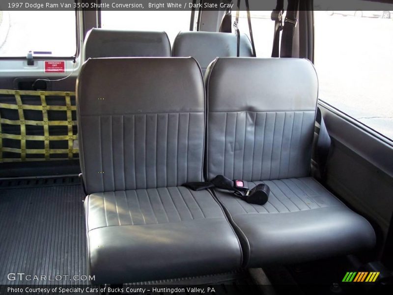 Bright White / Dark Slate Gray 1997 Dodge Ram Van 3500 Shuttle Conversion