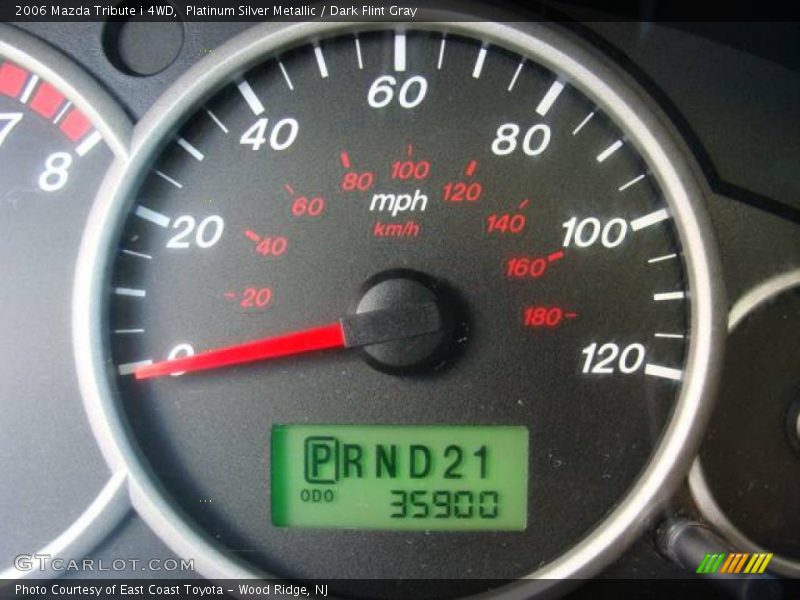 Platinum Silver Metallic / Dark Flint Gray 2006 Mazda Tribute i 4WD