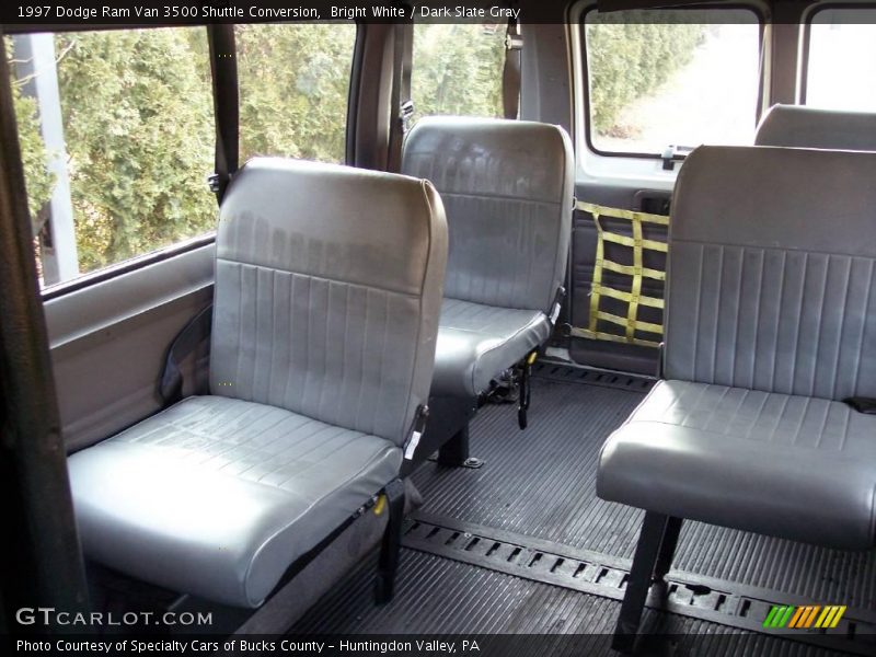 Bright White / Dark Slate Gray 1997 Dodge Ram Van 3500 Shuttle Conversion