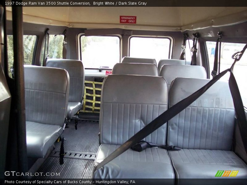 Bright White / Dark Slate Gray 1997 Dodge Ram Van 3500 Shuttle Conversion