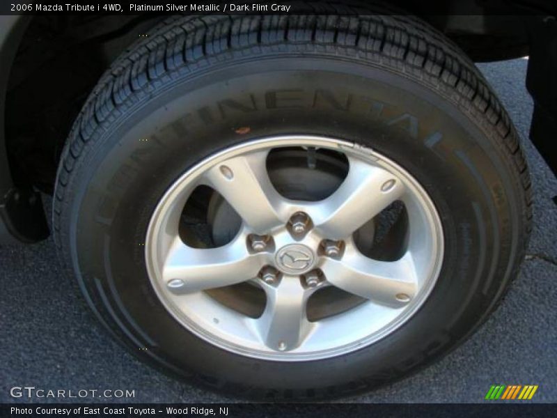 Platinum Silver Metallic / Dark Flint Gray 2006 Mazda Tribute i 4WD