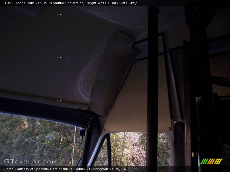 Bright White / Dark Slate Gray 1997 Dodge Ram Van 3500 Shuttle Conversion