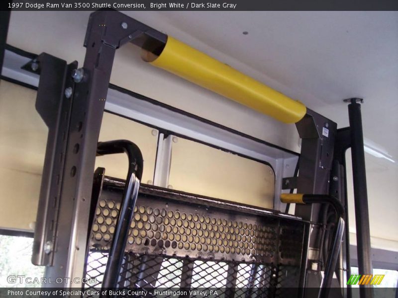 Bright White / Dark Slate Gray 1997 Dodge Ram Van 3500 Shuttle Conversion