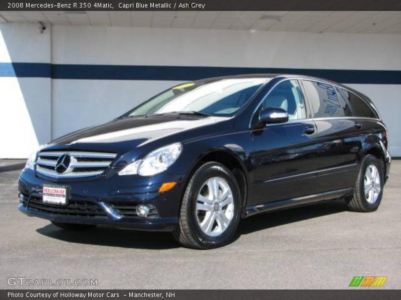 Capri Blue Metallic / Ash Grey 2008 Mercedes-Benz R 350 4Matic