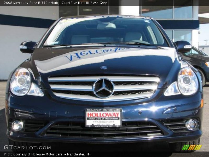Capri Blue Metallic / Ash Grey 2008 Mercedes-Benz R 350 4Matic