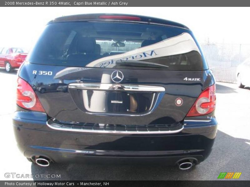 Capri Blue Metallic / Ash Grey 2008 Mercedes-Benz R 350 4Matic