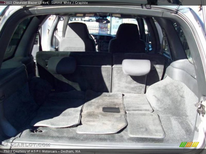 Summit White / Graphite 2003 Chevrolet Blazer LS 4x4