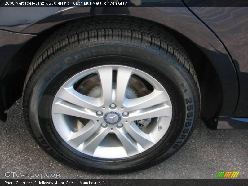 Capri Blue Metallic / Ash Grey 2008 Mercedes-Benz R 350 4Matic