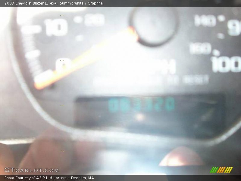 Summit White / Graphite 2003 Chevrolet Blazer LS 4x4