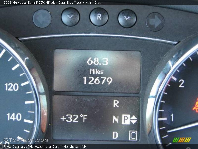 Capri Blue Metallic / Ash Grey 2008 Mercedes-Benz R 350 4Matic