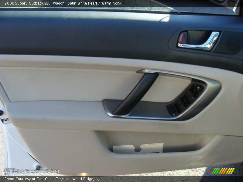 Satin White Pearl / Warm Ivory 2008 Subaru Outback 2.5i Wagon