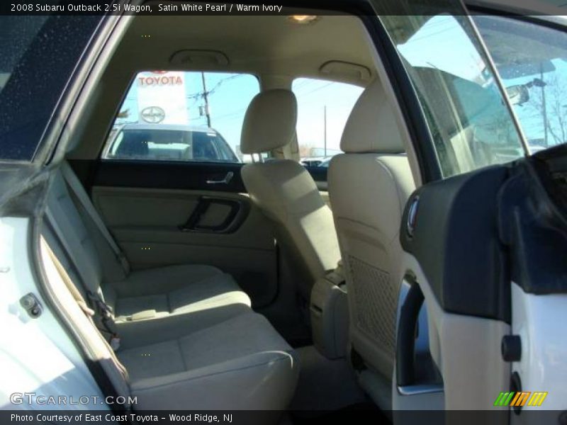 Satin White Pearl / Warm Ivory 2008 Subaru Outback 2.5i Wagon