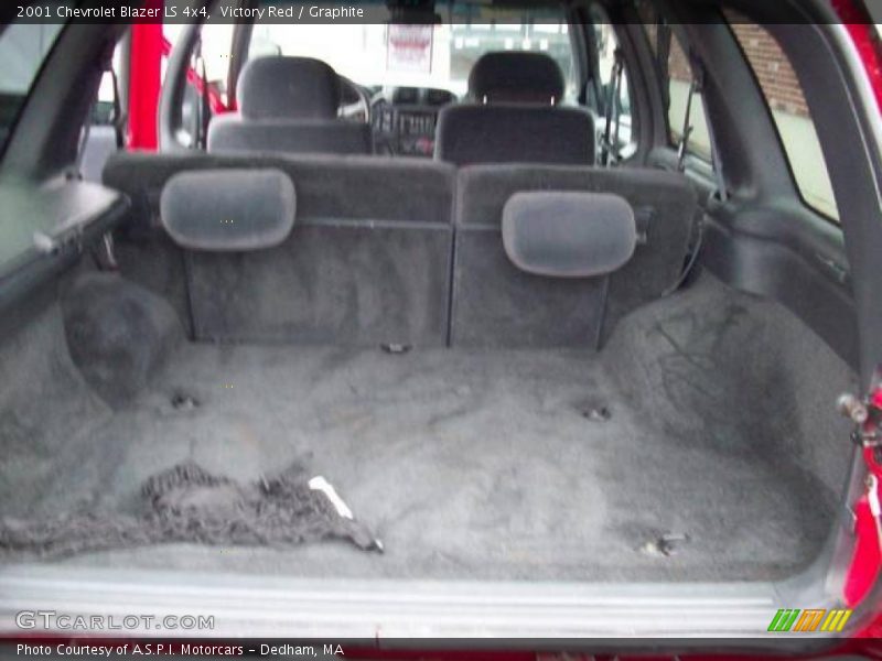 Victory Red / Graphite 2001 Chevrolet Blazer LS 4x4