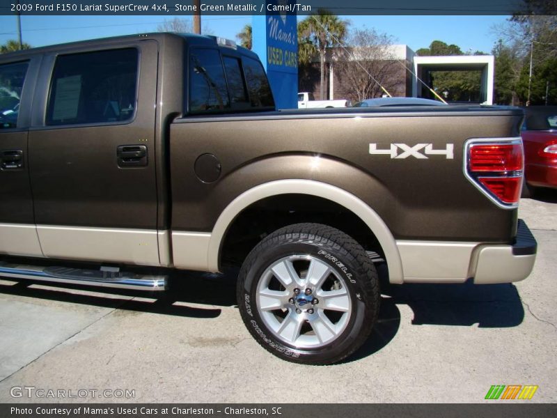 Stone Green Metallic / Camel/Tan 2009 Ford F150 Lariat SuperCrew 4x4