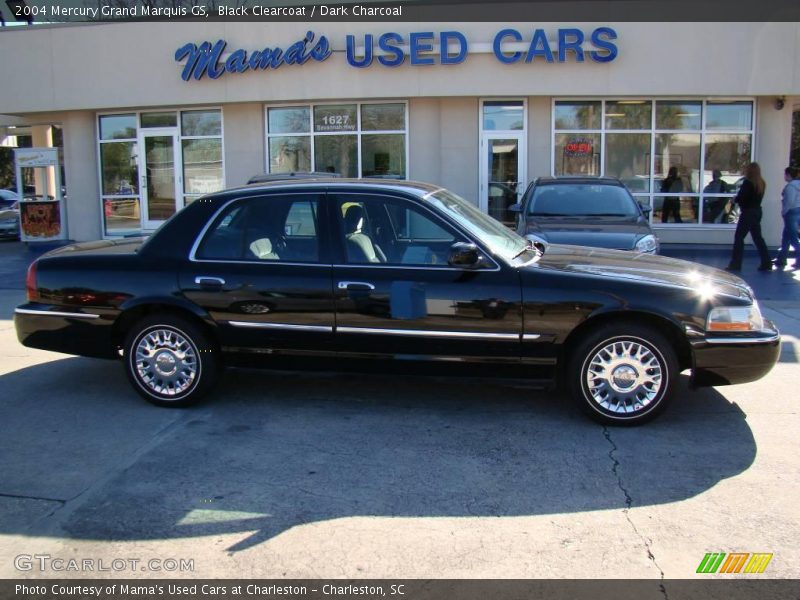 Black Clearcoat / Dark Charcoal 2004 Mercury Grand Marquis GS