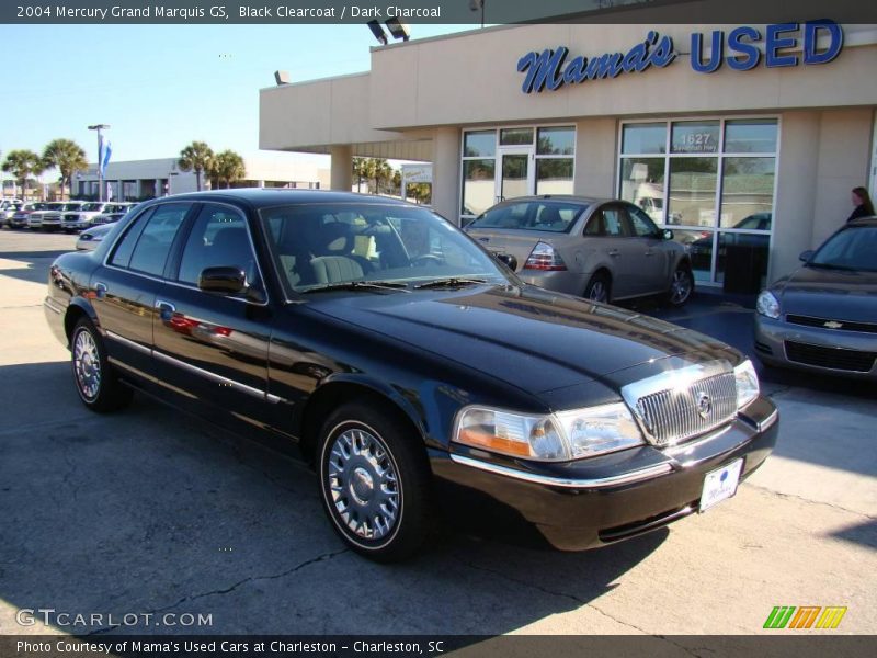 Black Clearcoat / Dark Charcoal 2004 Mercury Grand Marquis GS