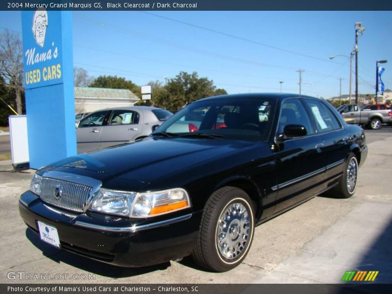 Black Clearcoat / Dark Charcoal 2004 Mercury Grand Marquis GS