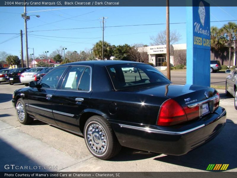 Black Clearcoat / Dark Charcoal 2004 Mercury Grand Marquis GS