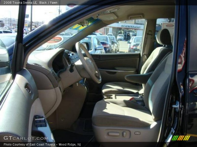 Black / Fawn 2008 Toyota Sienna LE