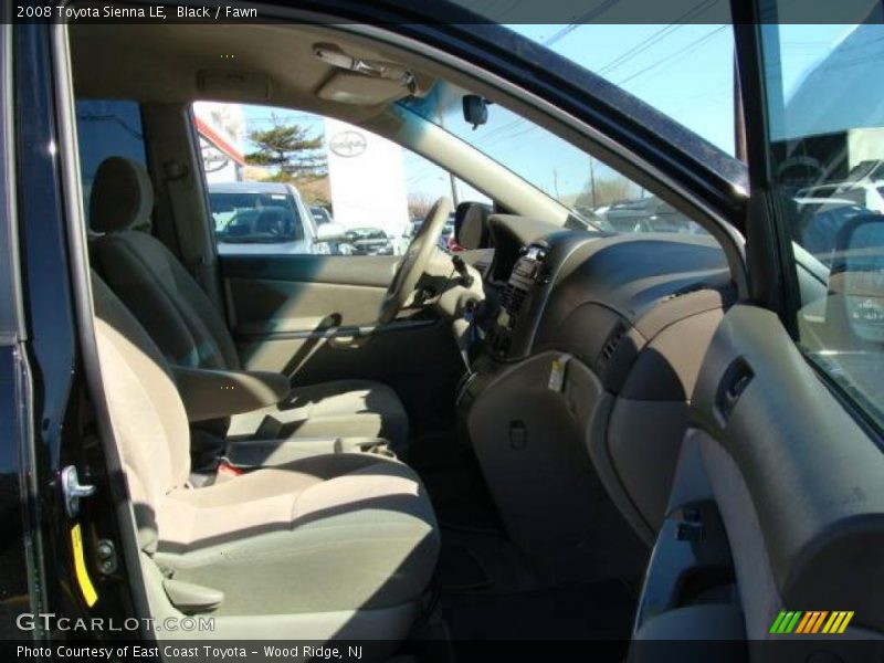 Black / Fawn 2008 Toyota Sienna LE