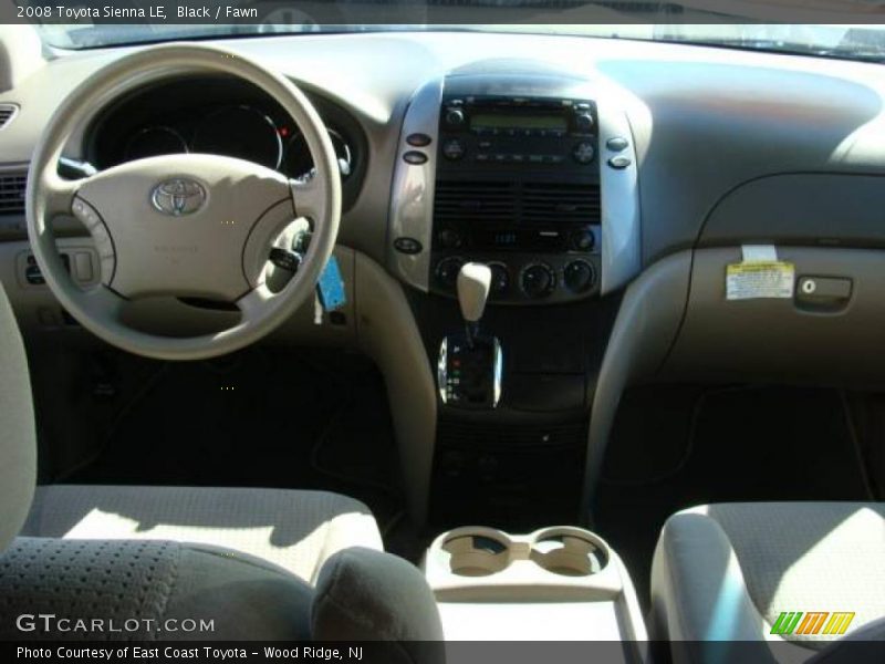 Black / Fawn 2008 Toyota Sienna LE