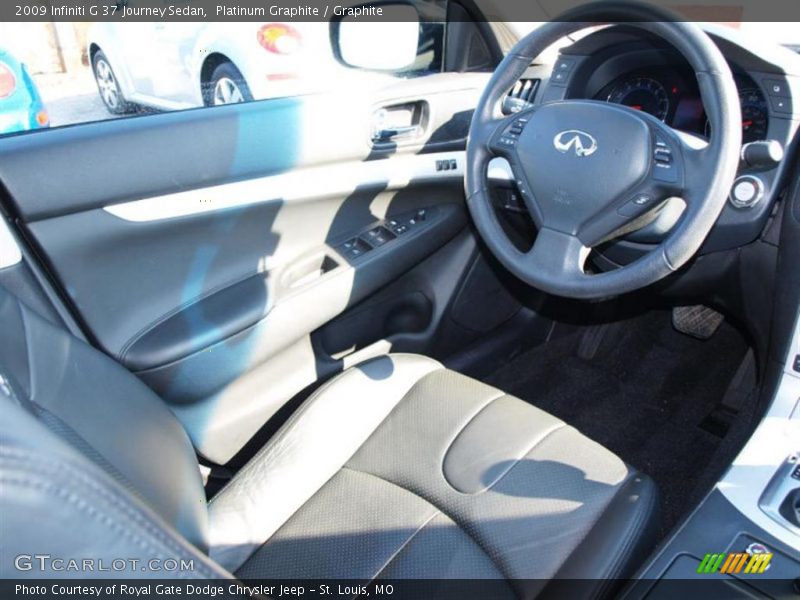 Platinum Graphite / Graphite 2009 Infiniti G 37 Journey Sedan