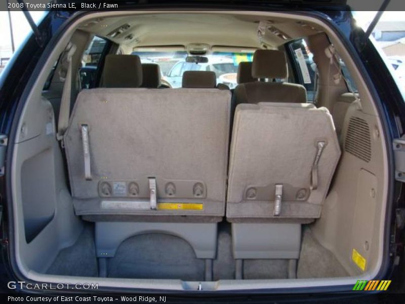 Black / Fawn 2008 Toyota Sienna LE