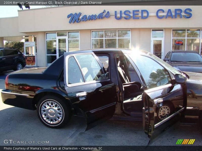 Black Clearcoat / Dark Charcoal 2004 Mercury Grand Marquis GS