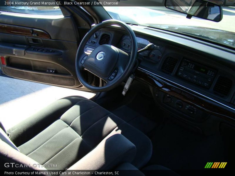 Black Clearcoat / Dark Charcoal 2004 Mercury Grand Marquis GS