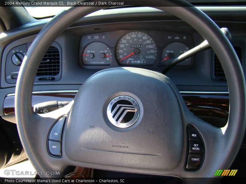 Black Clearcoat / Dark Charcoal 2004 Mercury Grand Marquis GS