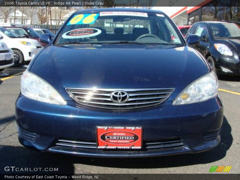 Indigo Ink Pearl / Stone Gray 2006 Toyota Camry LE V6
