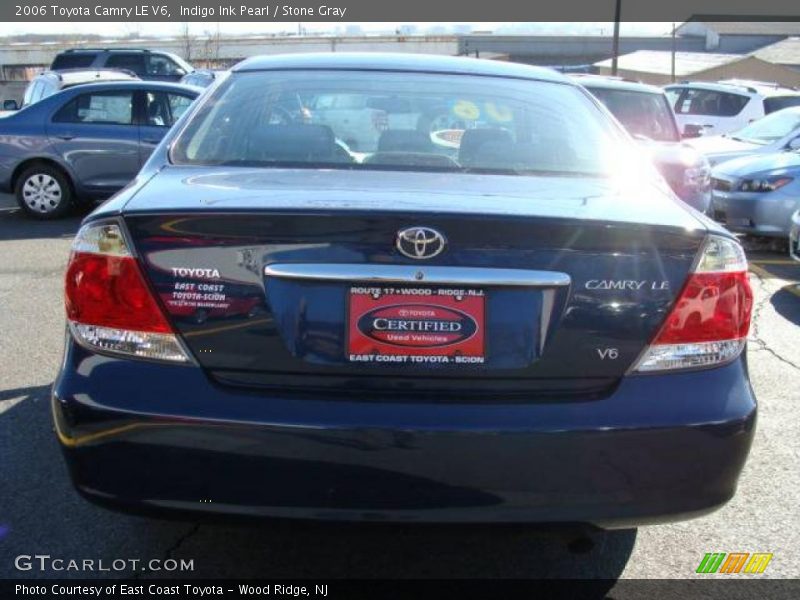 Indigo Ink Pearl / Stone Gray 2006 Toyota Camry LE V6