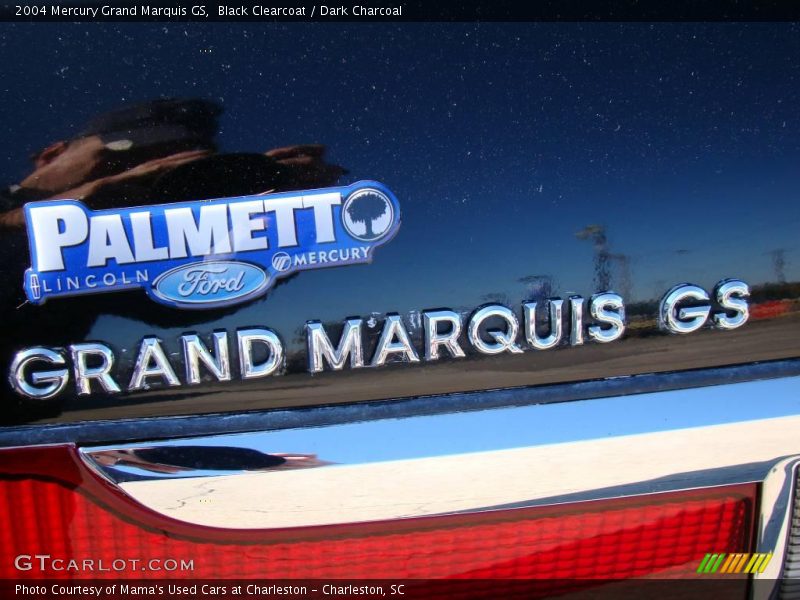 Black Clearcoat / Dark Charcoal 2004 Mercury Grand Marquis GS